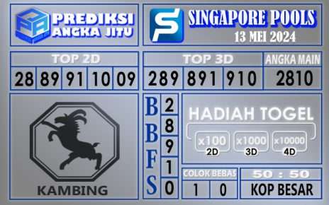 PREDIKSI SINGAPORE 13 MEI 2024