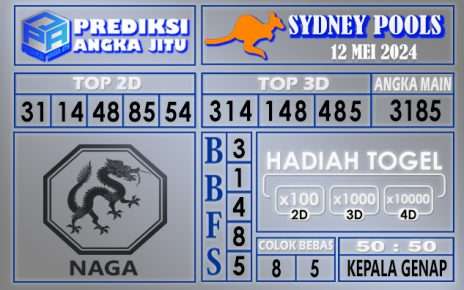 PREDIKSI SYDNEY 12 MEI 2024