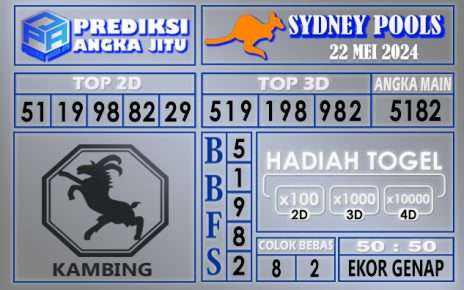 PREDIKSI SYDNEY 22 MEI 2024