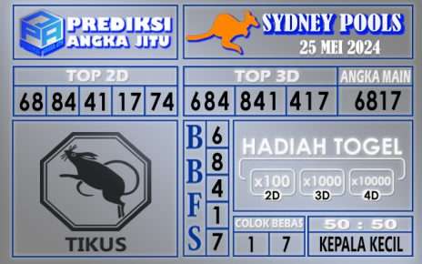 PREDIKSI SYDNEY 25 MEI 2024