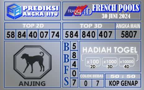 PREDIKSI FRENCH 30 JUNI 2024