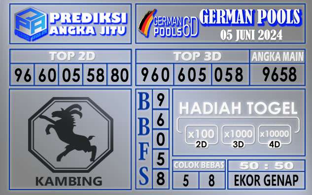 PREDIKSI GERMAN 05 JUNI 2024