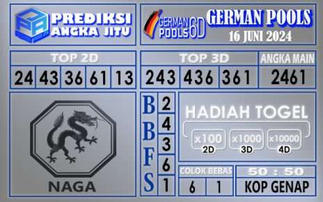 PREDIKSI GERMAN 16 JUNI 2024