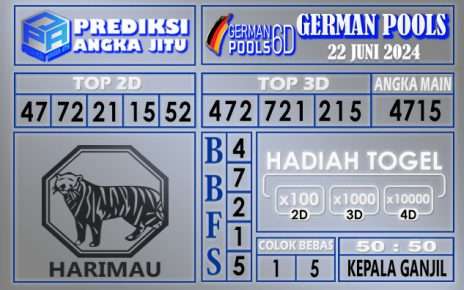 PREDIKSI GERMAN 22 JUNI 2024