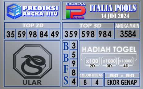 PREDIKSI ITALIA TGL 14 JUNI 2024