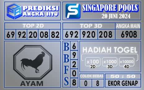 PREDIKSI SINGAPORE 20 JUNI 2024