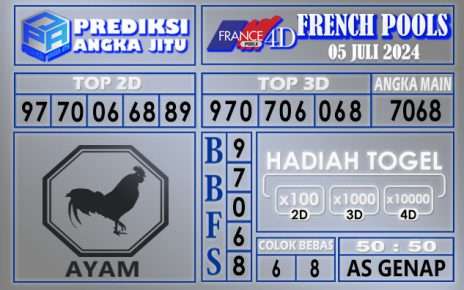 PREDIKSI FRENCH 05 JULI 2024