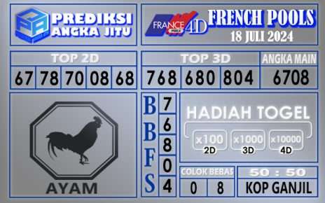 Prediksi FRENCH tgl 18 juli 2024