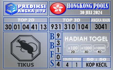 Prediksi HONGKONG tgl 30 juli 2024