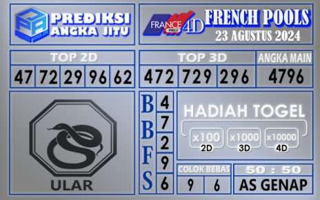 PREDIKSI FRENCH 23 AGUSTUS 2024