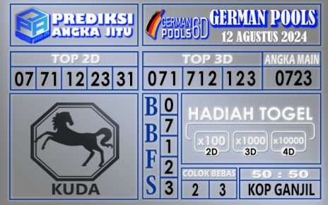 PREDIKSI GERMAN 12 AGUSTUS 2024