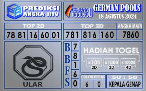 PREDIKSI GERMAN 18 AGUSTUS 2024