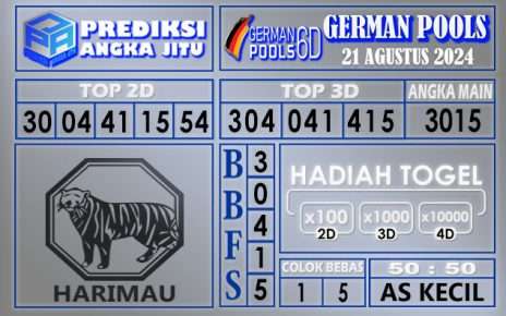 PREDIKSI GERMAN 21 AGUSTUS 2024