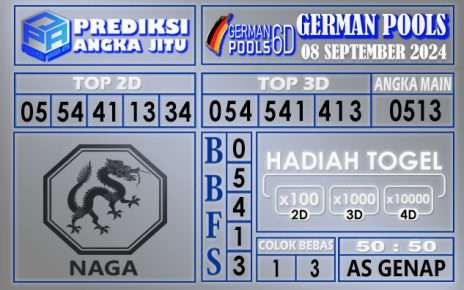 PREDIKSI GERMAN 08 SEPTEMBER 2024