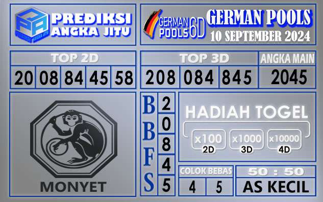 PREDIKSI GERMAN 10 SEPTEMBER 2024