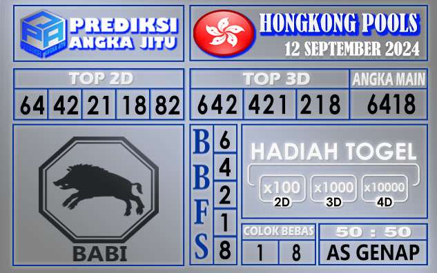 PREDIKSI HONGKONG 12 SEPTEMBER 2024