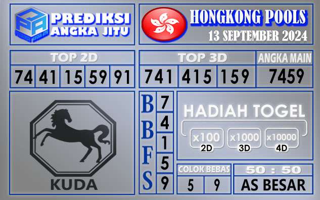 PREDIKSI HONGKONG 13 SEPTEMBER 2024