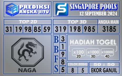 PREDIKSI SINGAPORE 12 SEPTEMBER 2024