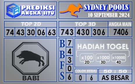 PREDIKSI SYDNEY 10 SEPTEMBER 2024