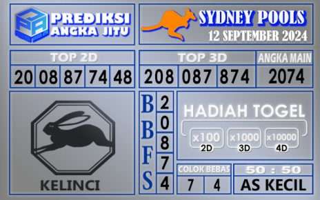 PREDIKSI SYDNEY 12 SEPTEMBER 2024