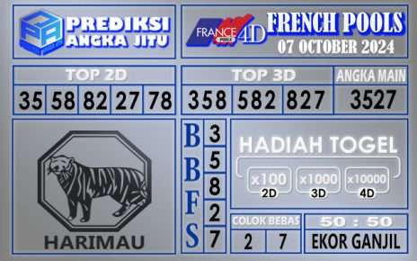 PREDIKSI FRENCH 07 OCTOBER 2024