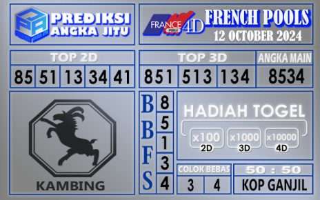 PREDIKSI FRENCH 12 OCTOBER 2024