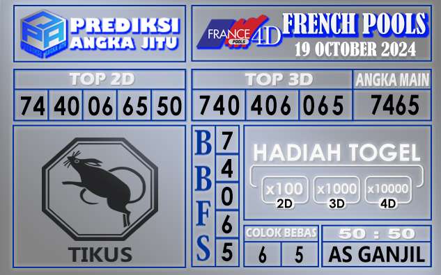 PREDIKSI FRENCH 19 OCTOBER 2024