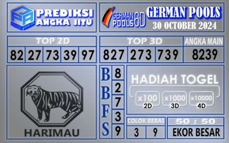 PREDIKSI GERMAN 30 OCTOBER 2024