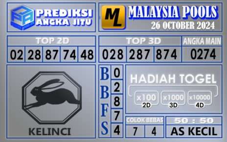 PREDIKSI MALAYSIA 26 OCTOBER 2024