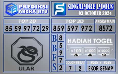 PREDIKSI SINGAPORE 03 OCTOBER 2024