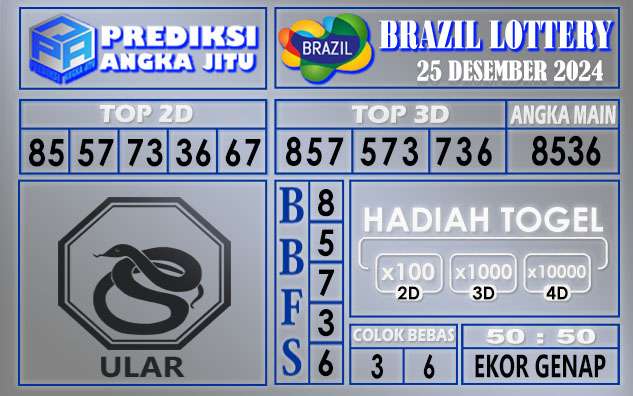 PREDIKSI BRAZIL 25 DESEMBER 2024