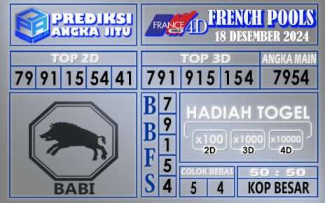 PREDIKSI FRENCH 18 DESEMBER 2024