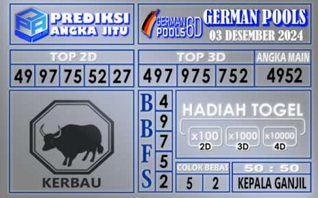 PREDIKSI GERMAN 03 DESEMBER 2024