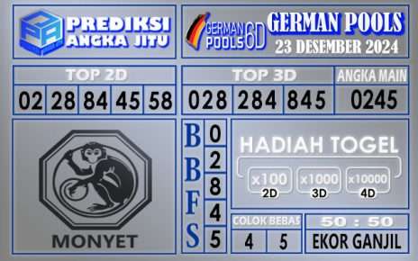 PREDIKSI GERMAN 23 DESEMBER 2024