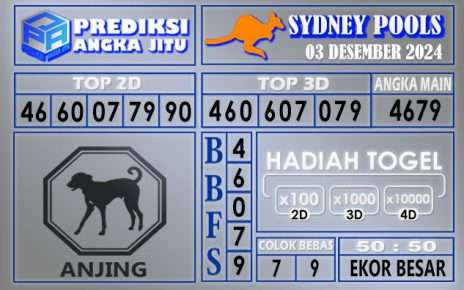 PREDIKSI SYDNEY 03 DESEMBER 2024