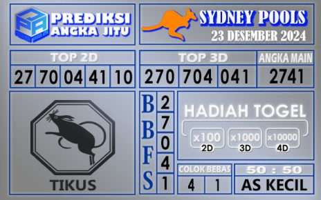 PREDIKSI SYDNEY 23 DESEMBER 2024