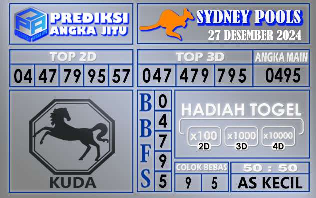 PREDIKSI SYDNEY 27 DESEMBER 2024