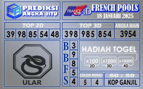 PREDIKSI FRENCH 18 JANUARI 2025