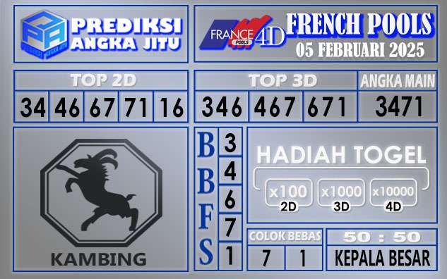 PREDIKSI FRENCH 05 FEBRUARI 2025