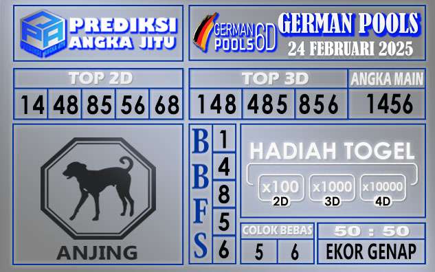 PREDIKSI GERMAN 24 FEBRUARI 2025