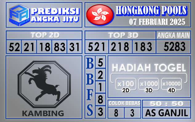 PREDIKSI HONGKONG 07 FEBRUARI 2025