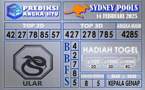 PREDIKSI SYDNEY 14 FEBRUARI 2025