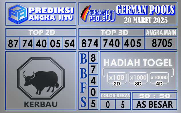 PREDIKSI GERMAN 20 MARET 2025