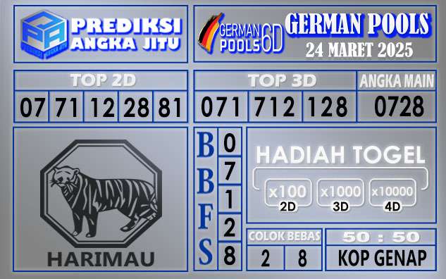 PREDIKSI GERMAN 24 MARET 2025