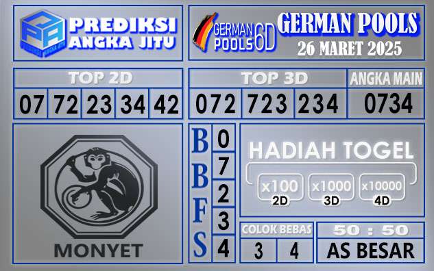 PREDIKSI GERMAN 26 MARET 2025